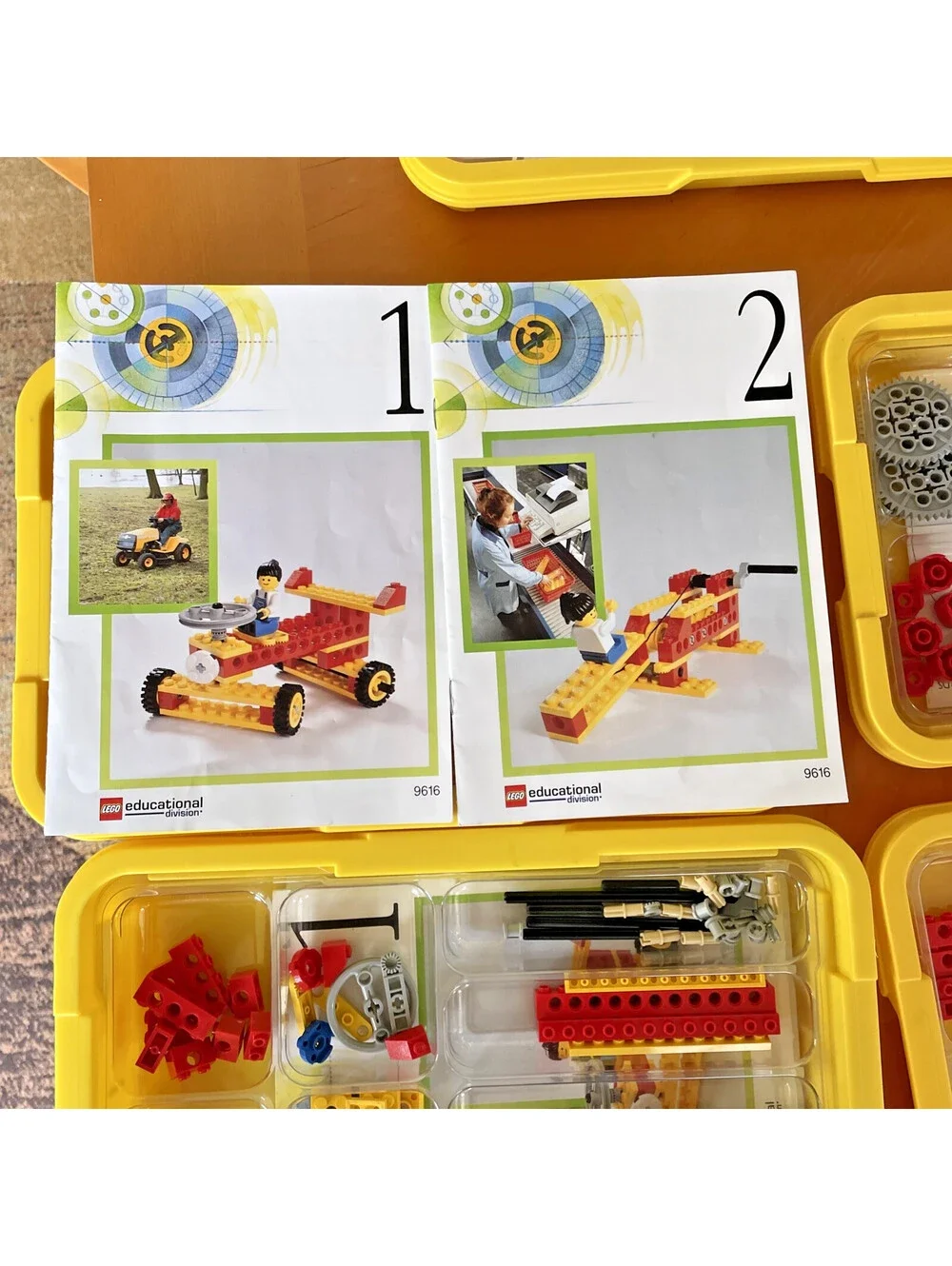 Lot of 5 Vintage 1993 LEGO Dacta Early Simple Machines Educational Bundles